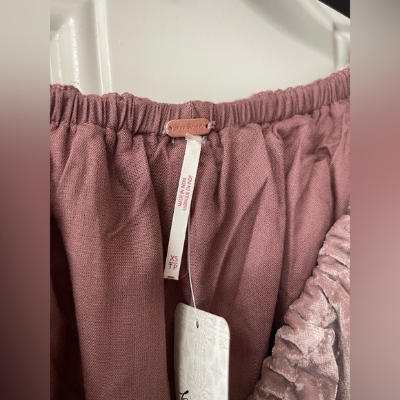 Free People Portia Velvet Mini Dress XSmall NWT - Picture 2 of 7